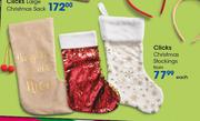 Clicks Christmas Sockings-Each
