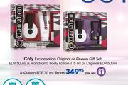 Coty Exclamation Original Or Queen Gift Set-Per Set
