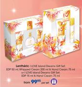 Lentheric I Love Island Dreams Gift Set EDP 50ml, Whipped Cream 200ml & Hand Cream 75ml-Per Set