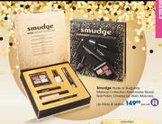 Smudge Nude Or Burgundy Makeup Collection Eyeshadow Quad,Nail Polish-Per Set