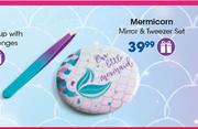 Mermicorn Mirror & Tweezer Set