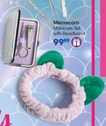 Mermicorn Manicure Set With Headband