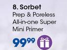 Sorbet Prep & Poreless All-In-One Super Mini Primer