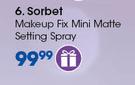 Sorbet Makeup Fix Mini Matte Setting Spray