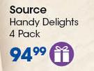 Source Handy Delights-4's Per Pack