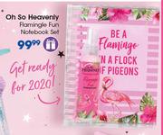 Oh So Heavenly Flamingle Fun Notebook Set
