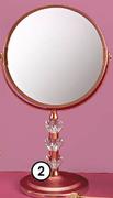 Clicks Acrylic Ball Standing Mirror Rose Gold