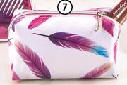 Clicks Feather Cosmetics Bag 