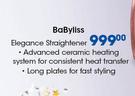 BaByliss Elegance Straightener