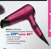 Revlon 2200 Watt Perfect Heat Frizz Fighter Hairdryer