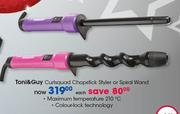 Toni & Guy Curlsquad Chopstick Styler Or Spiral Wand-Each
