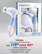 Safeway 4-In-1 Face & Body Brush