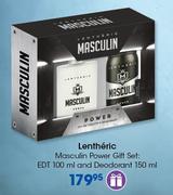 Letheric Masculin Power Gift Set:EDT-100ml & Deodorant-150ml