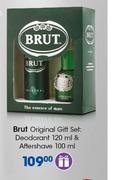 Brut Original Gift Set: Deodorant 120ml & Aftershave-100ml