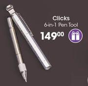 Clicks 6 In 1 Pen Tool