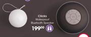 Clicks Waterproof Bluetooth Speaker