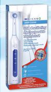 Clicks USB Osciliating Rechargeable Toothbrush With 2 Heads