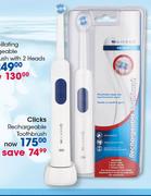 Clicks Rechargeable Toothbrush