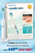 Philips Healthy White Rechargeable Toothbrush
