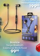 Bounce Tango Bluetooth Earphones Black/ Gold