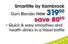 Smartlife By Kambrook Gym Blender