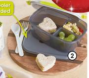 Smartlife Container With Cutlery & Cooler Block