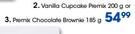 Smartbite Foods Vanilla Cupcake Premix 200g Or Premix Chocolate Brownie 185g-Each