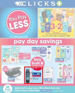 Clicks : You Pay Less (17 Dec - 30 Dec 2019), page 1