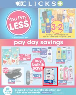 Clicks : You Pay Less (17 Dec - 30 Dec 2019), page 1