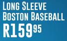 Long Sleeve Boston Baseball