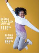 Big Girls Colour Block Active Top
