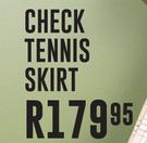 Check Tennis Skirt