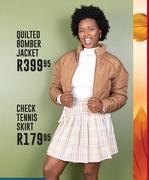 Quilted Bomber Jacket