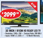 Dixon 32 Inch / 81cm HD Ready LED TV STY0632