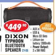 Dixon Typhoon Bluetooth Speaker CY-06