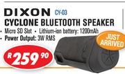 Dixon Cyclone Bluetooth Speaker CY-03