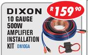 Dixon 10 Gauge 500W Amplifier Installation Kit