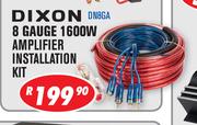 Dixon 8 Gauge 1600W Amplifier Installation Kit