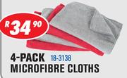 4-Pack Microfibre Cloths