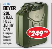 Beyer 20Ltr Steel Fuel Jerry Can