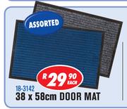 38 x 58cm Door Mat-Each