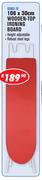 106 x 30cm Wooden-Top Ironing Board IBWU-19