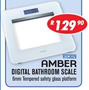 Amber Digital Bathroom Scale RTC3029