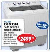 Dixon 14kg Twin-Tub Washing Machine XPB14082