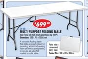 Multi-Purpose Folding Table ZK-180
