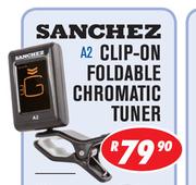 Sanchez Clip-On Foldable Chromatic Tuner A2