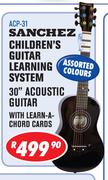 Sanchez Childern’s Guitar Learning System 30” Acoustic Guitar ACP-31