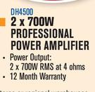 DXN 2 x 700W Professional Power Amplifier DH4500