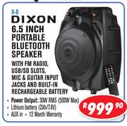 Dixon 6.5 Inch Portable Bluetooth Speaker X6