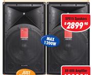 Dixon 15” DJ/PA Speaker (PAIR) SPX15